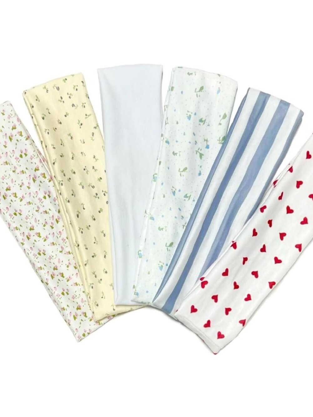 Fashion Women's Headbands for Short Hair Non Slip Elastic Floral Hairbands, Soft